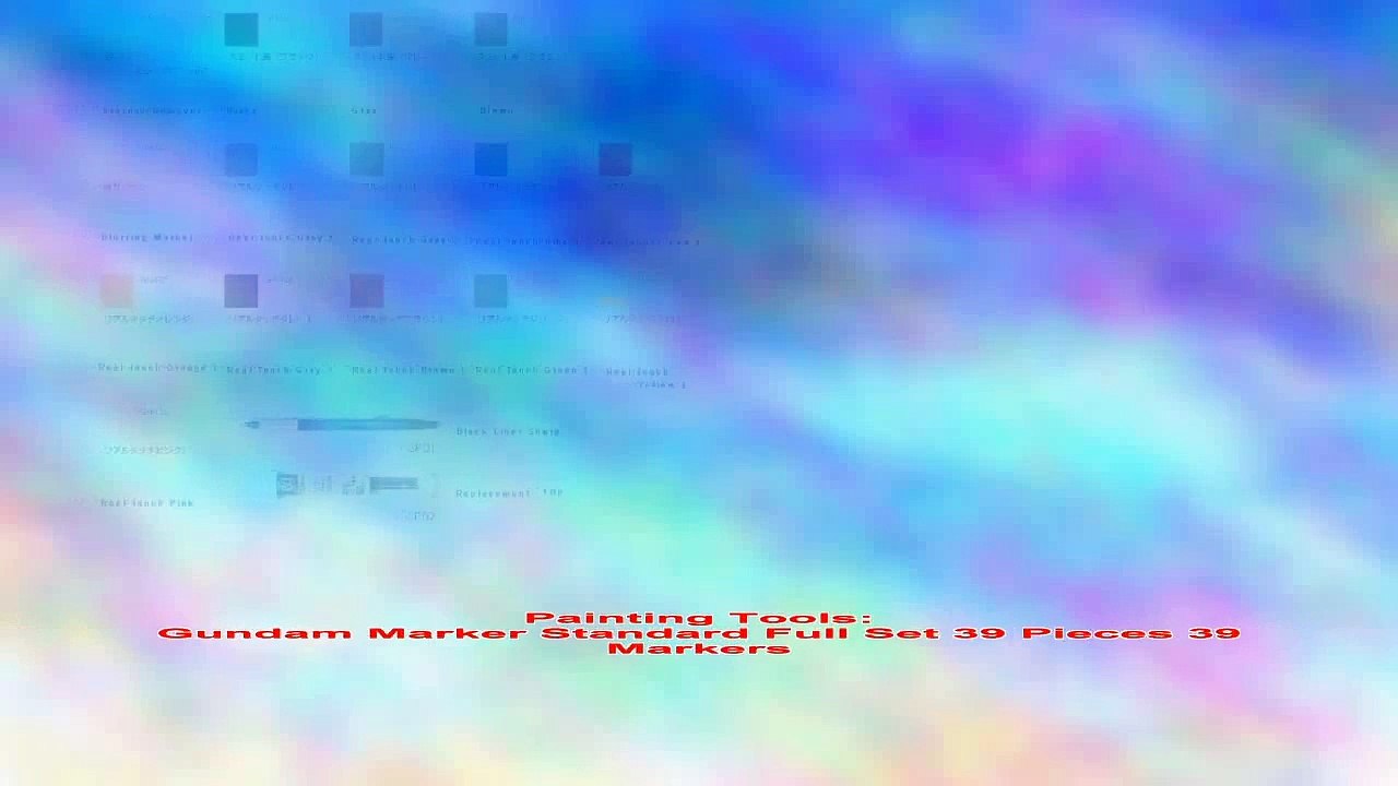 Gundam Marker Standard Full Set 39 Pieces 39 Markers