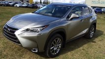 New Atomic Silver 2015 Lexus NX 200t AWD Luxury Package In Depth Review  | Downtown Edmonton