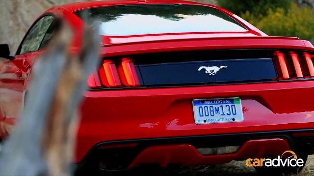 2015 Ford Mustang review : Oz bound muscle car driven