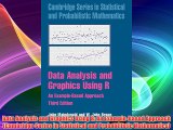 Data Analysis and Graphics Using R: An Example-Based Approach (Cambridge Series in Statistical