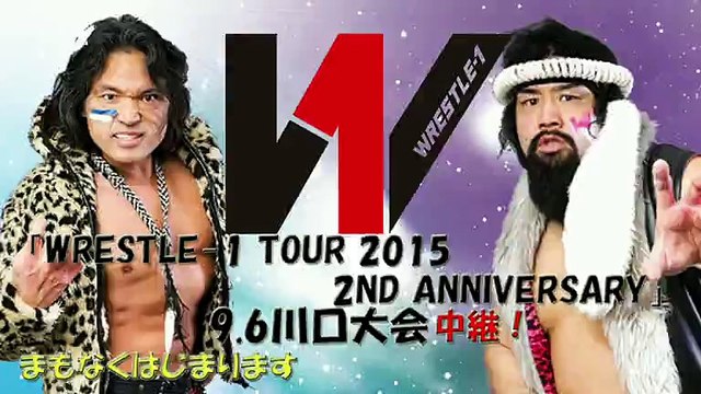 Manabu Soya & Jun Kasai (c) vs. AKIRA & Kumagoro (Wrestle-1)