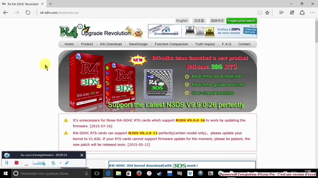 [TUTO] Comment jouer à Minecraft sur nintendo (2/3)ds (xl) !