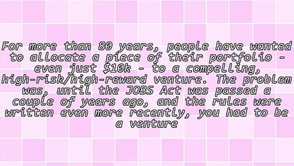 Private Startup Investing Revolutionized