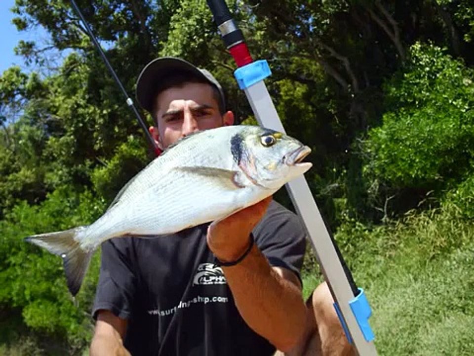 AWASHIMA Surfcasting Méditerranée pêche à la daurade fishing saison 2010.wmv
