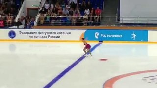 Sotnikova new sp 12.09.2015 open skates in Sochi