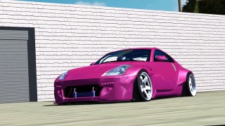 rFactor | Nissan 350Z Rocketbunny raw drifting