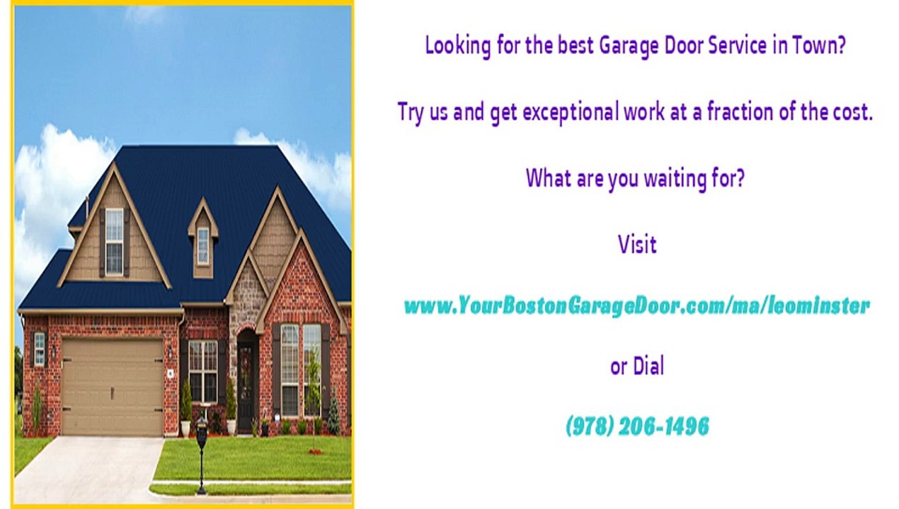 Garage Door Repair Services in Leominster, MA