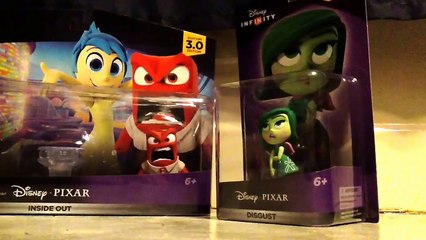 Disney infinity 3.0 u boxing disgust,anger,joy and the inside out playset.