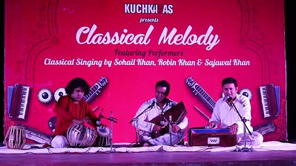 Raag Megh. Sajawal Khan Sohail Khan and Robin Khan