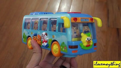 Cool Toy for Toddlers & Kids  Blue School Bus w  Lights & Music Playtime w  Maya