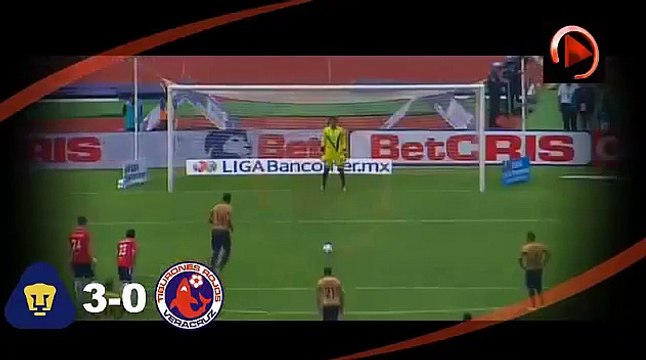 Pumas vs Veracruz 3-0 GOLES y RESUMEN COMPLETO Partido Jornada 8 Apertura 2015 Liga MX