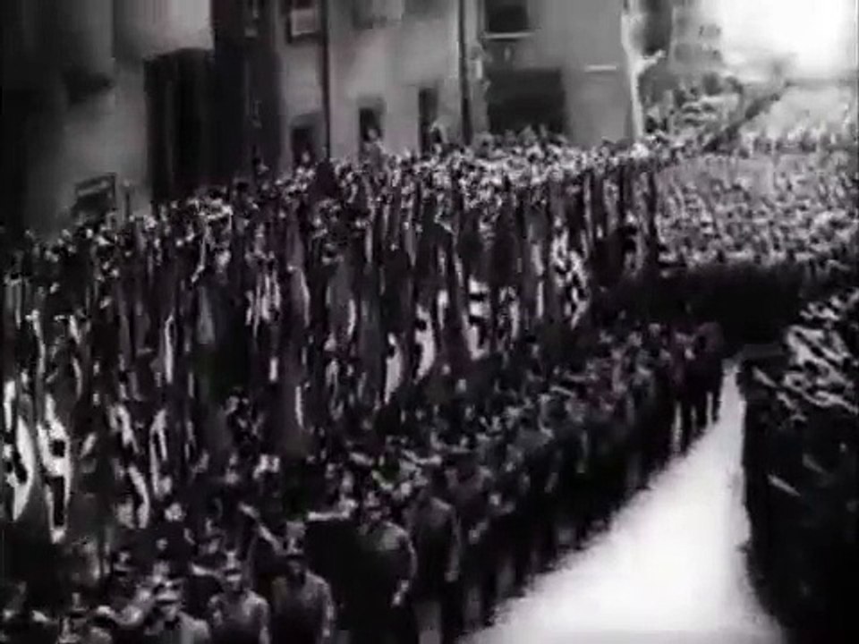 Massive German Military Parade  1937 (Original Audio)