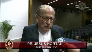 Palestra com o Reitor da Pontifícia Universidade Católica do Rio de Janeiro, padre Jesus Hortal