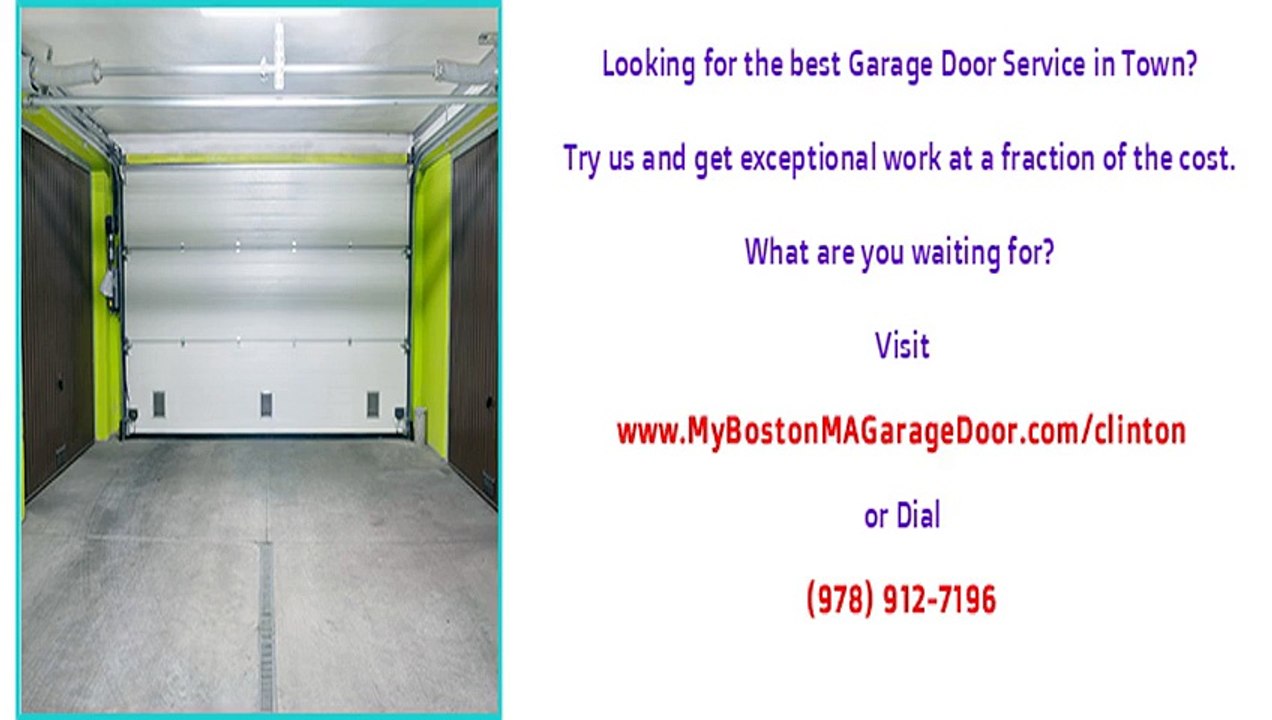 Clinton, MA Garage Door Repair Opener Services