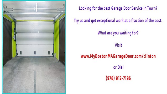 Clinton, MA Garage Door Repair Opener Services