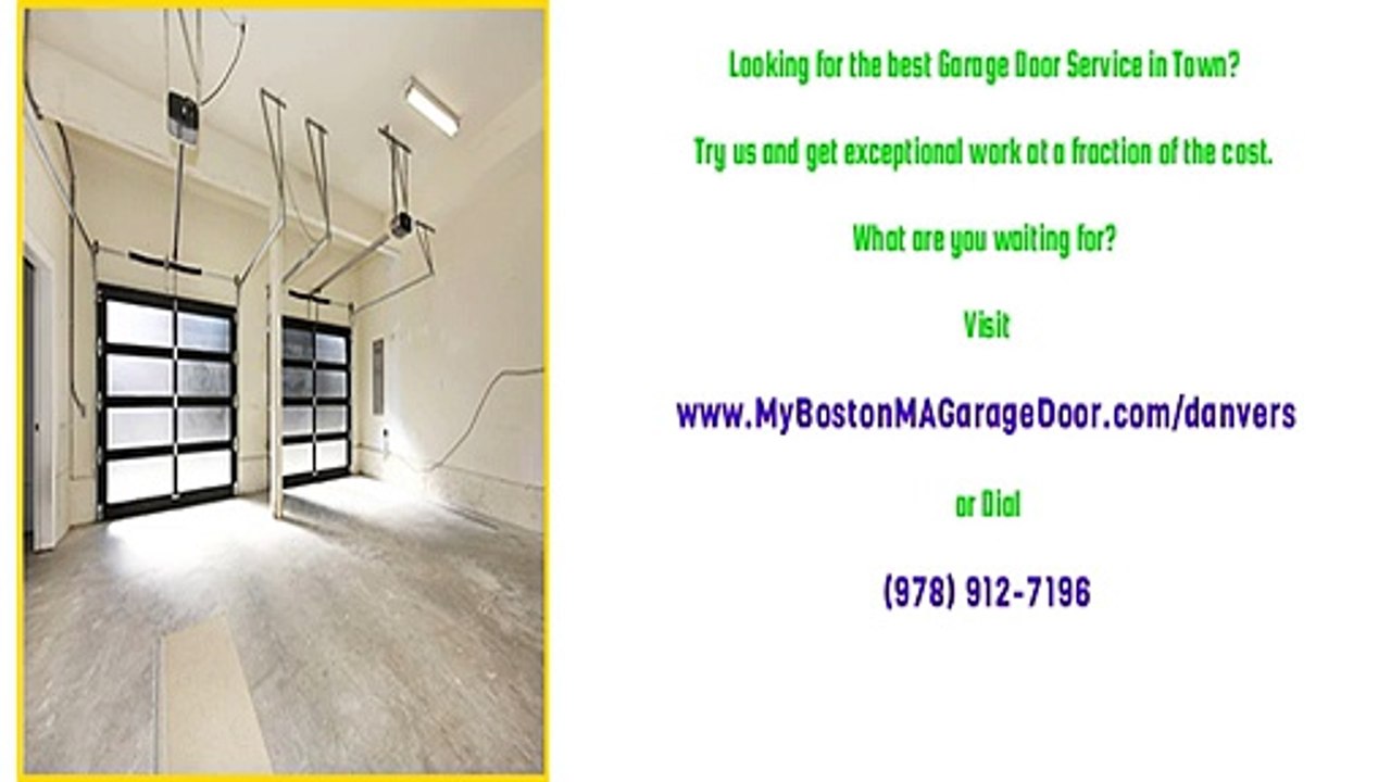 Garage Door Repair Services in Danvers, MA