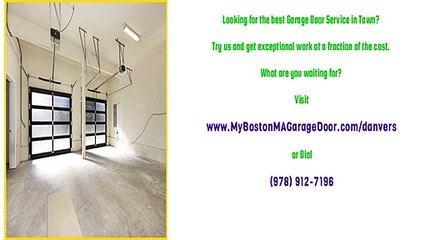 Garage Door Repair Services in Danvers, MA