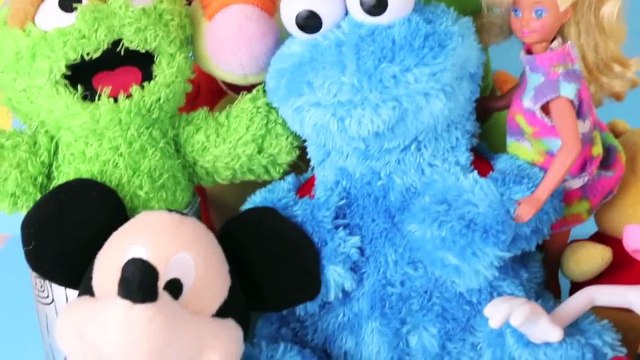 Toys Cookie Monster Batman McQueen Elmo Eat Play Doh Mr Potato Toy Story Rex Minions DInosaur