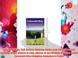 Cotswold Way 2nd: British Walking Guide with 44 large-scale walking maps places to stay places