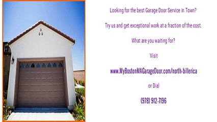 Garage Door Repair Services in North Billerica, MA