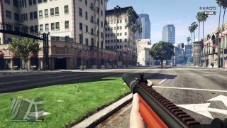 GTA 5 First Person Gameplay as Michael (PS4)