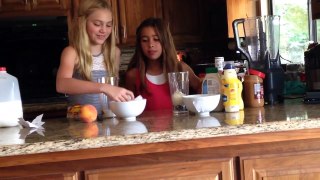 Smoothie challenge! Part 1 Mackenzie and Kendall