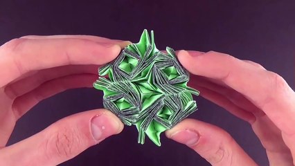 Origami Flasher Deluxe Tesselation, Designed By Jeremy Shafer - Demo