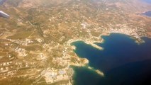 Kreta - Anflug und Landung über Heraklion 26.5.2014
