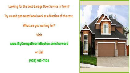 Harvard, MA Garage Door Repairs and Installations
