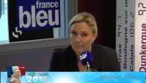 Marine Le Pen fait sa rentrée politique sur France Bleu Nord