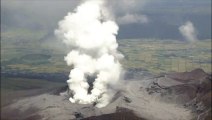 Eruption du mont Aso au Japon
