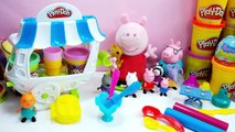 Play Doh Ice Cream Shop   Peppa Pig Toys   Children Games Playdough videos