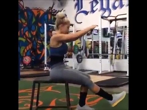 VALERIA ORSINI FITNESS MODEL Exercises to Legs, Burning Fat! Workout Motivation!