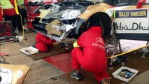 Citroën world rally team. Sebastaian Loeb service station