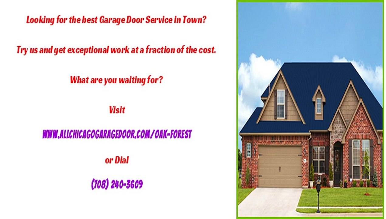 Garage Door Repairs, Service and Installations in Oak Forest, IL