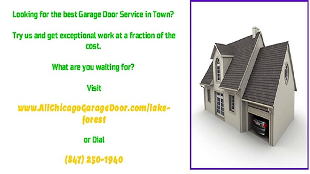 Garage Door Repairs, Service and Installations in Lake Forest, IL