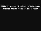 Read Wild Wolf Encounters: True Stories of Wolves in the Wild with pictures poems and links