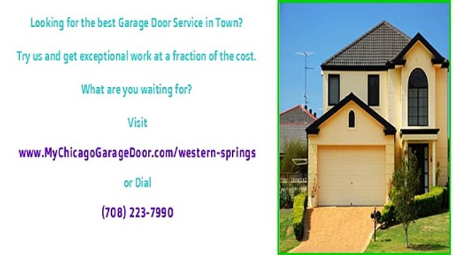 Garage Door Repairs, Service and Installations in Western Springs, IL