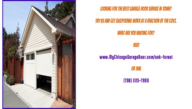 Professional Garage Door Repair in Oak Forest, IL