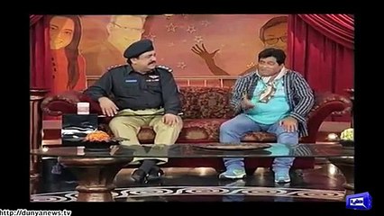 How many police stations are there in Akbar Chowk premises (Hasb-e-Haal)