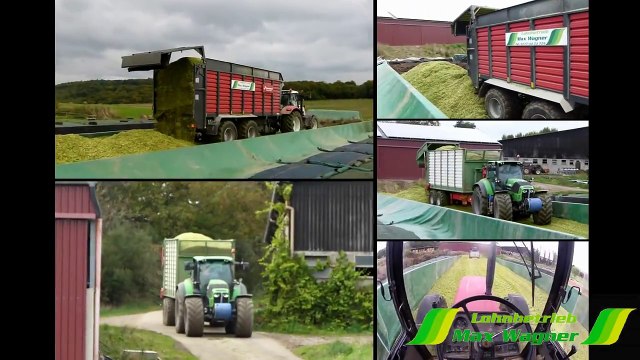 *Maisernte 2013* Case IH, Claas, Deutz Fahr und Steyr -Lohnbetrieb Max Wagner in Action-