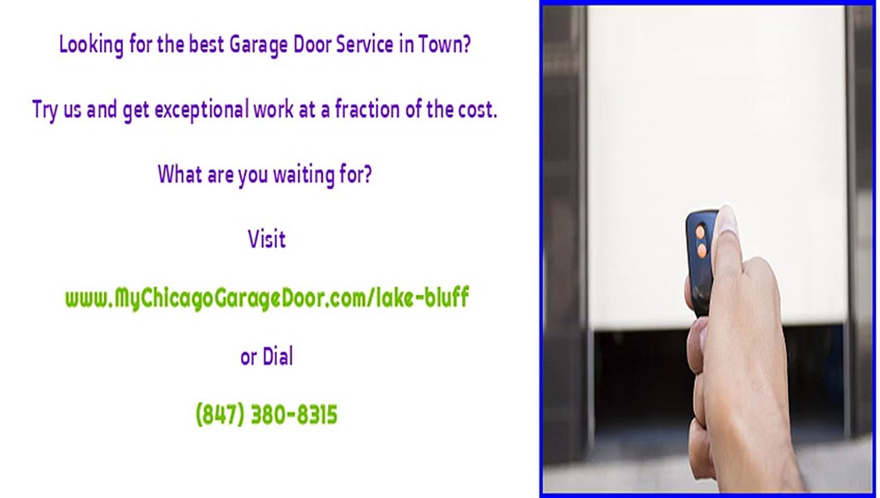 Garage Door Repairs, Service and Installations in Lake Bluff, IL