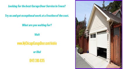 Garage Door Repair Services in Skokie, IL