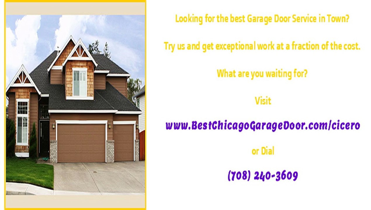 Garage Door Repairs, Service and Installations in Cicero, IL