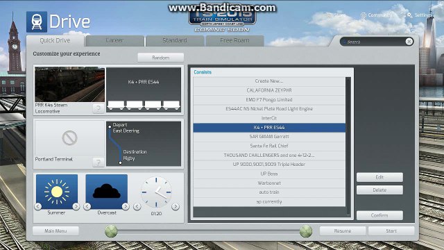 PRR K4 + PRR ES44(mixed consist) Features And Gameplay - Train Simulator 2015
