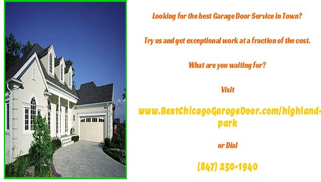 Highland Park, IL Garage Door Repair Services