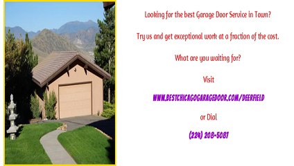 Garage Door Repairs, Service and Installations in Deerfield, IL