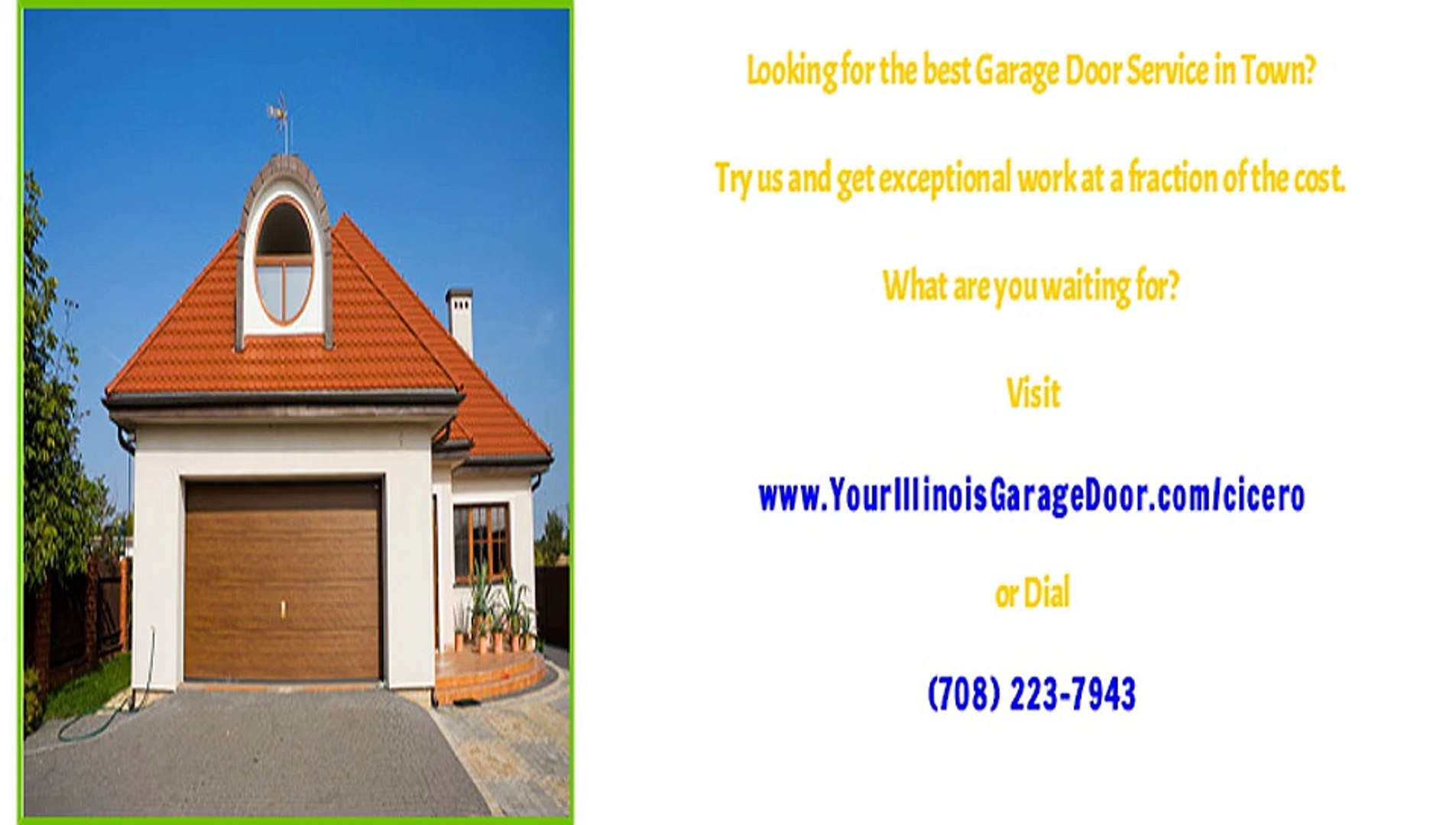 Cicero Il Garage Door Repair Services Video Dailymotion