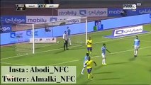 هدف النصر الخامس في مرمى النهضة سجله اللاعب مايغا
