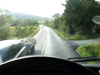 Volvo FH12 Nor-Cargo driving on F-714, Våvatn